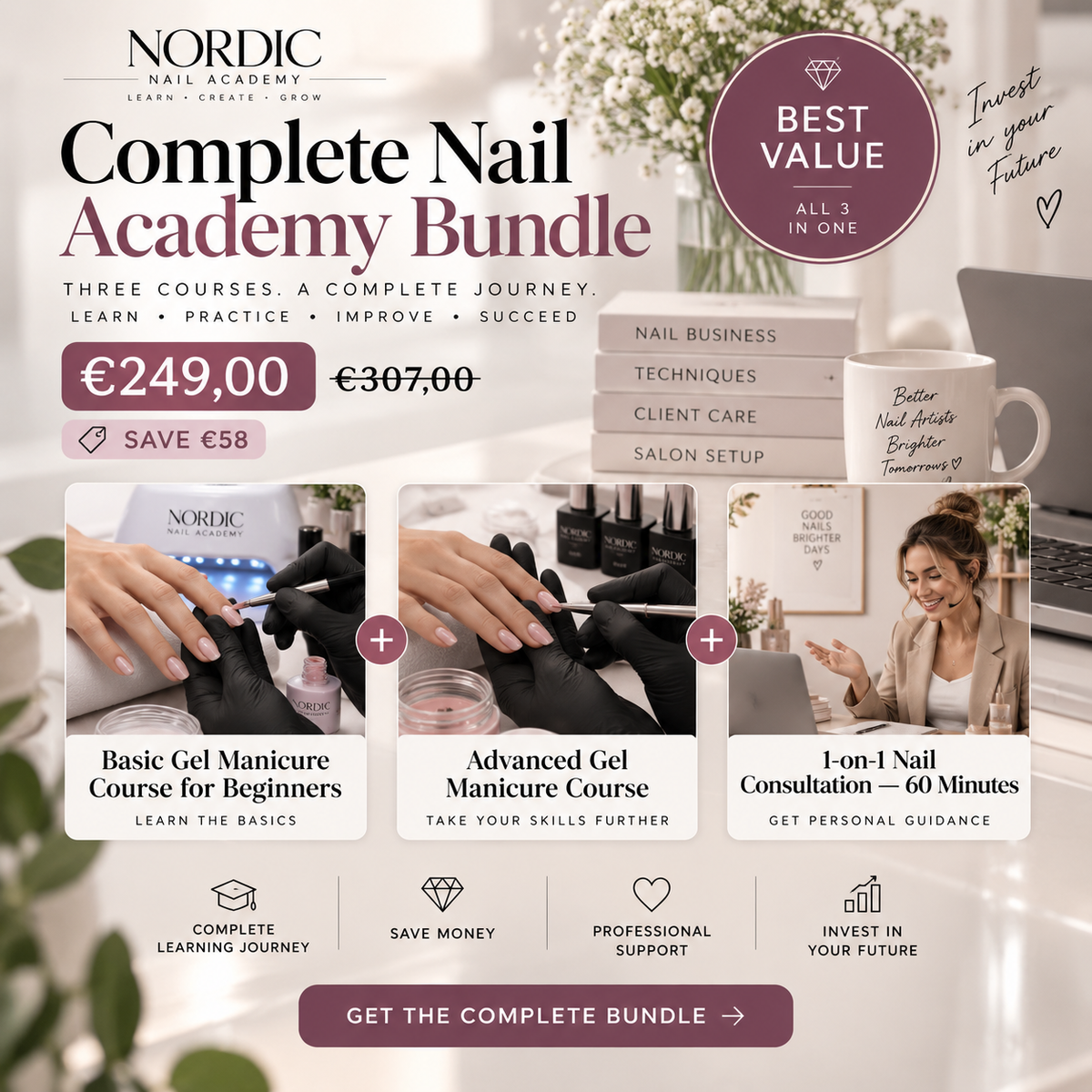 Complete Nail Academy Bundle